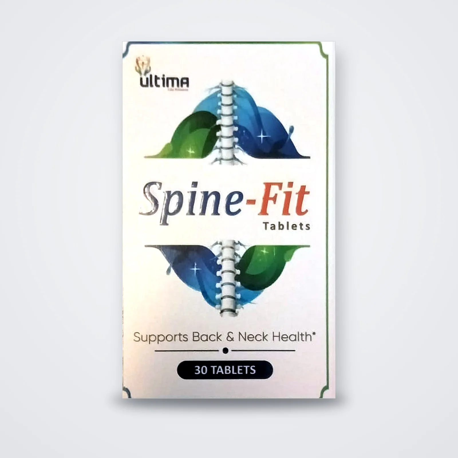 Spine-Fit Tablets box, front view